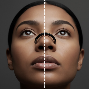 Provides Support for Nasal Structure